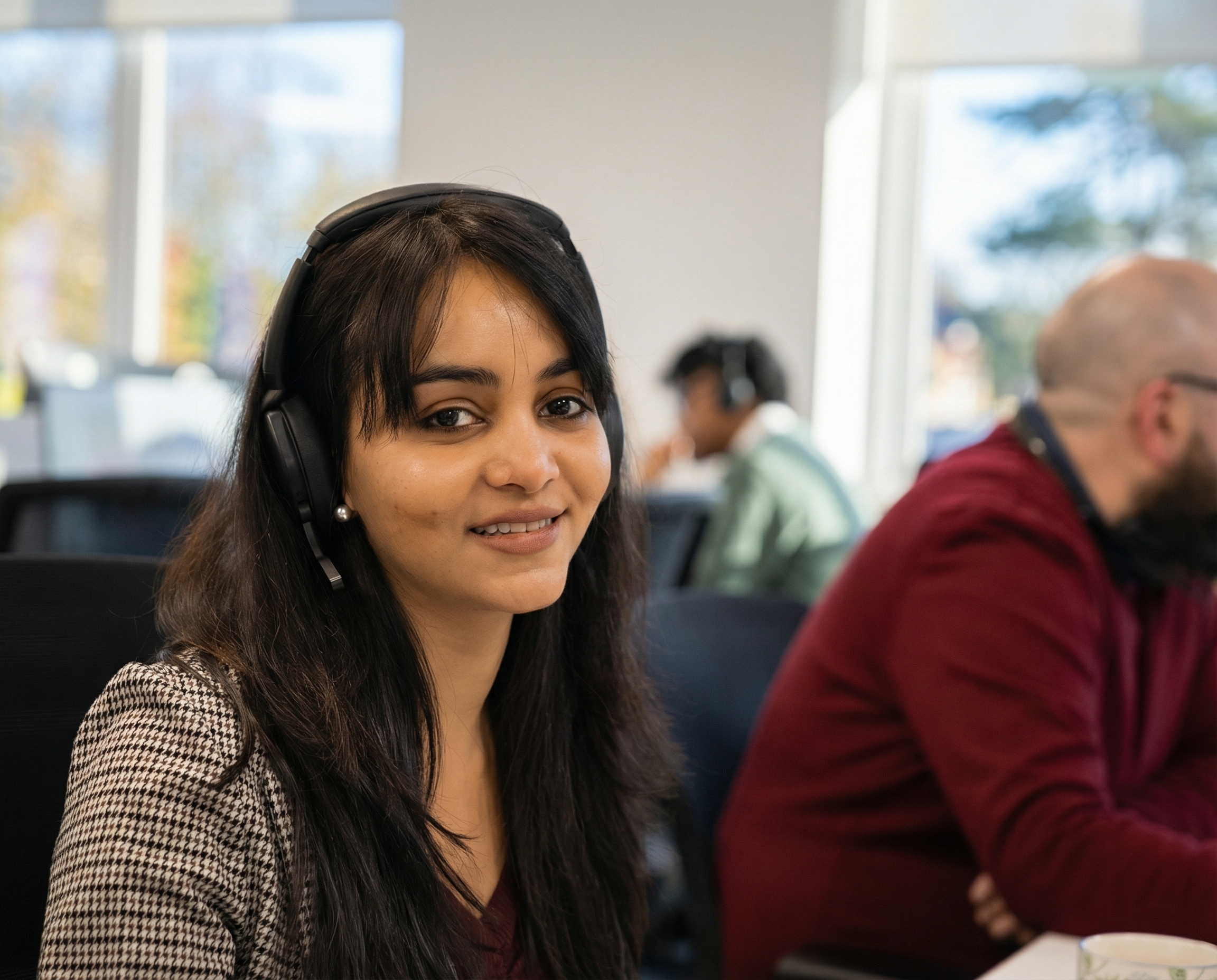A lady working at the Honda Sales Centre
